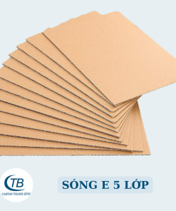 Giấy Carton Sóng E 5 Lớp
